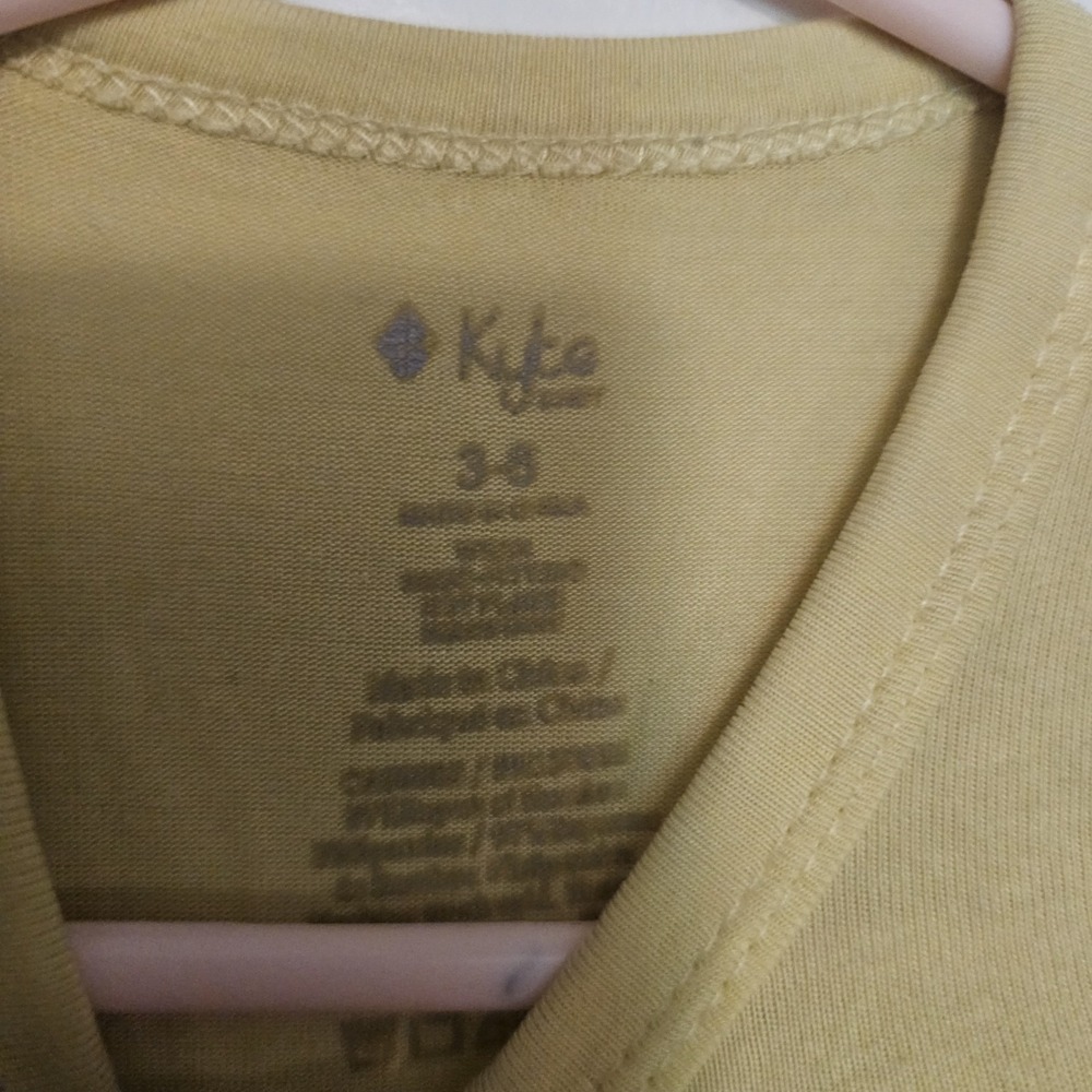 Kyte Baby 3-6m‎ Yellow One Piece Zip Up Pajamas Yellow Preowned - Picture 4 of 7
